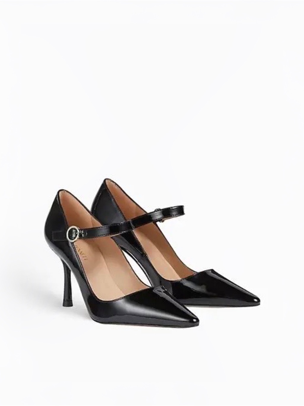 Lk Bennett Camille Black Patent Mary Jane Courts Sz 39/Us 9 Msrp $465 New